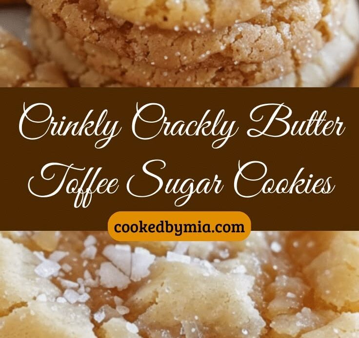 Crispy Butter Toffee Sugar Cookies