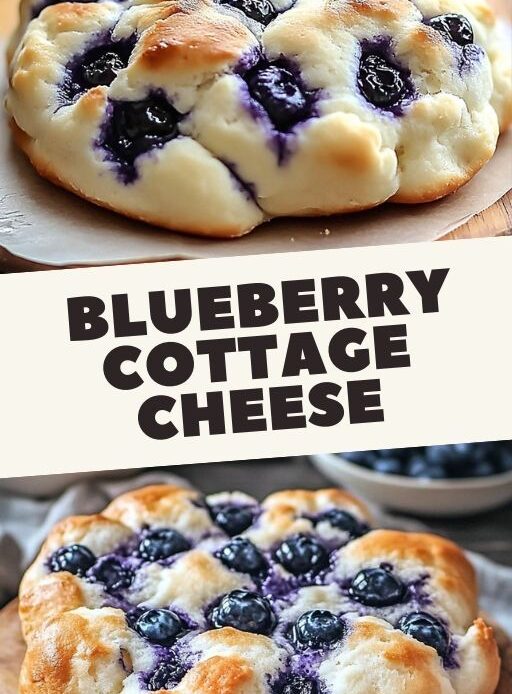 Fluffy Blueberry Cottage Cheese Cloud Loaves